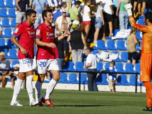 El Recreativo consigue su primera victoria de la temporada en Alicante (0-1). / LOF