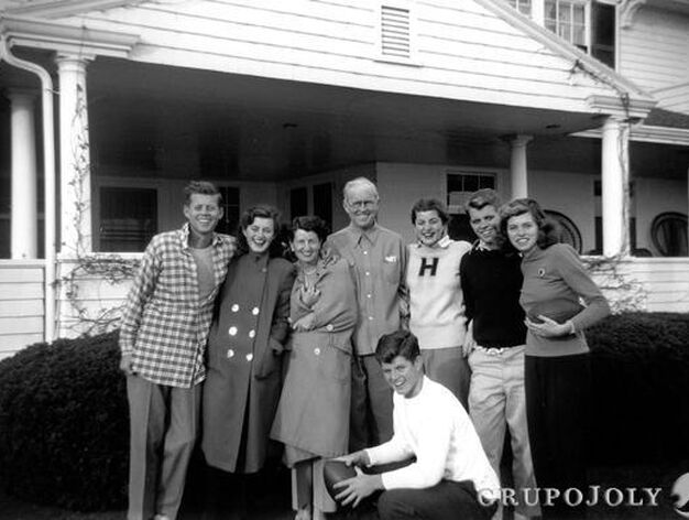 La familia Kennedy, en 1948.