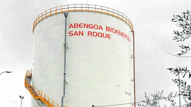 La planta de biodiésel de Abengoa en Puente Mayorga.