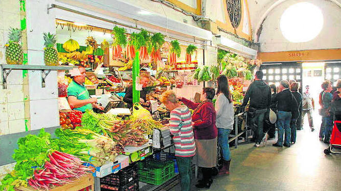 Imagen del mercado de abastos de Puerto Real.