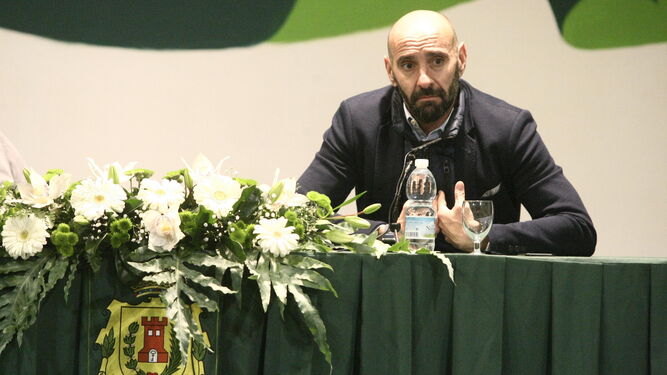 Monchi, el director deportivo del Sevilla FC durante su intervención en las Jornadas Culturales Andaluzas.