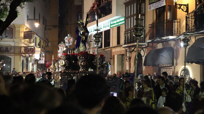Nuestro Padre Jesús Nazareno, en su salida procesional por las calles de Algeciras.