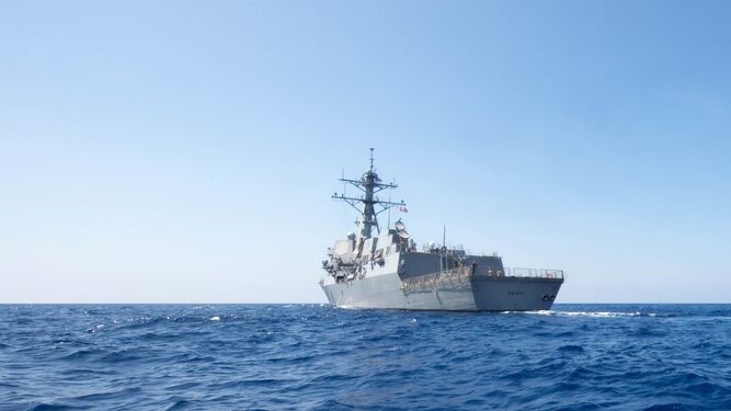 El destructor norteamericano 'USS Dewey'
