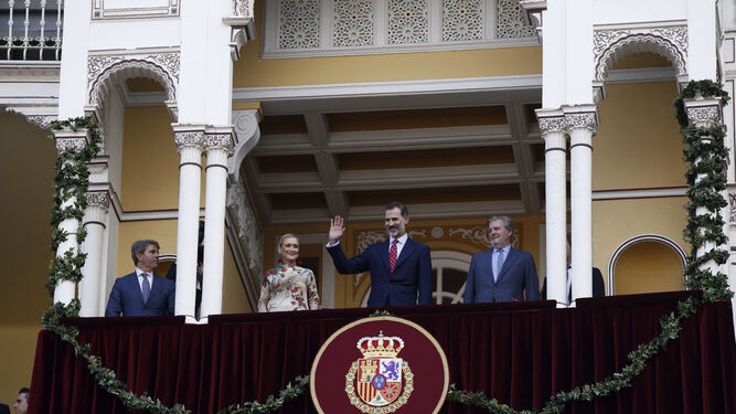 Felipe VI se estrenó el palco real de Las Ventas como monarca.