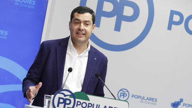 El líder del PP-A, Juanma Moreno.