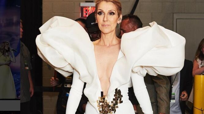 Céline sorprendió con su vestido en los Billboard Music Awards.