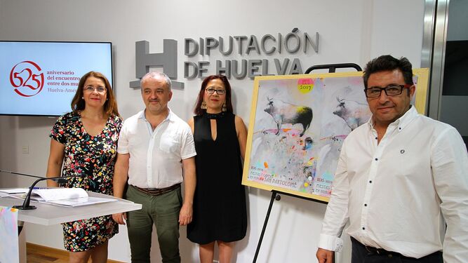 Presentación de las Fiestas y Capeas de Beas en la Diputación de Huelva.