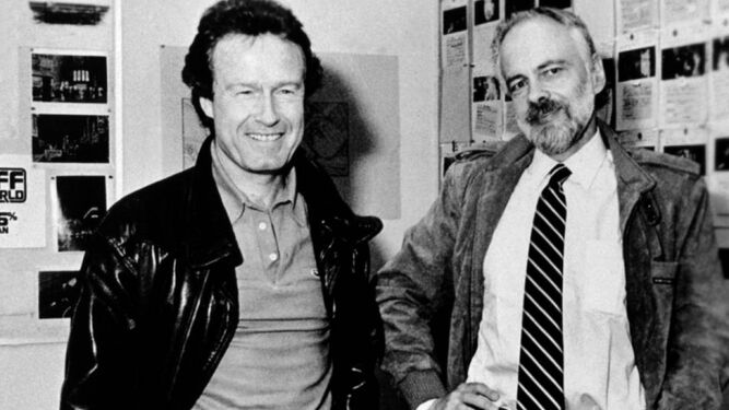 Ridley Scott y Philip K. Dick, en una imagen de 1982.
