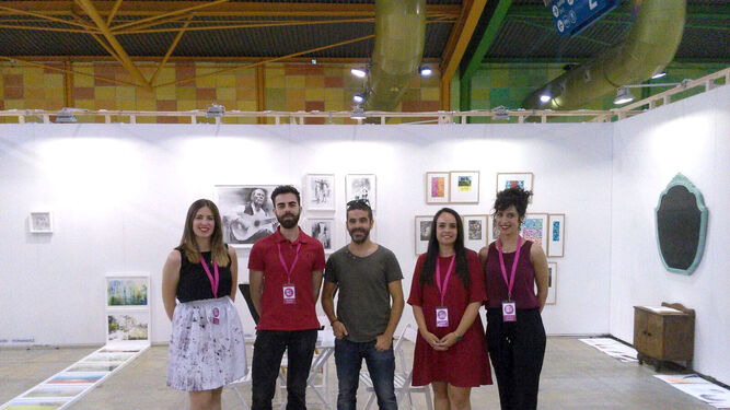 Dori Fernández y Judith Borobio ya participaron en la Art Fair Málaga'17.