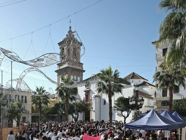 Manifestaci&oacute;n contra la violencia de g&eacute;nero en Algeciras