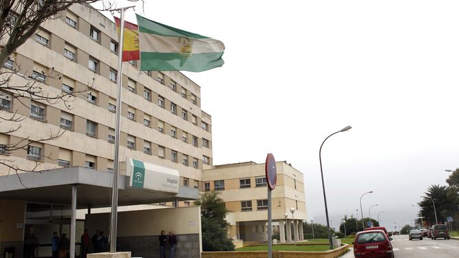 Una de las entradas al hospital Punta Europa de Algeciras.