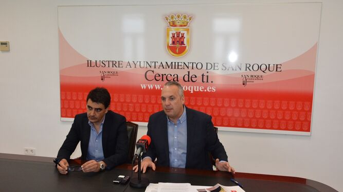 José Manuel Alcántara y Juan Carlos Ruiz Boix, en la rueda de prensa celebrada ayer.