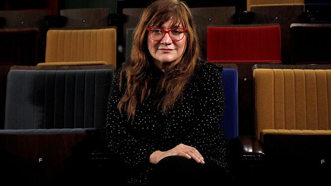 Isabel Coixet, en la Academia de las Artes y las Ciencias Cinematográficas, donde presentó el documental.