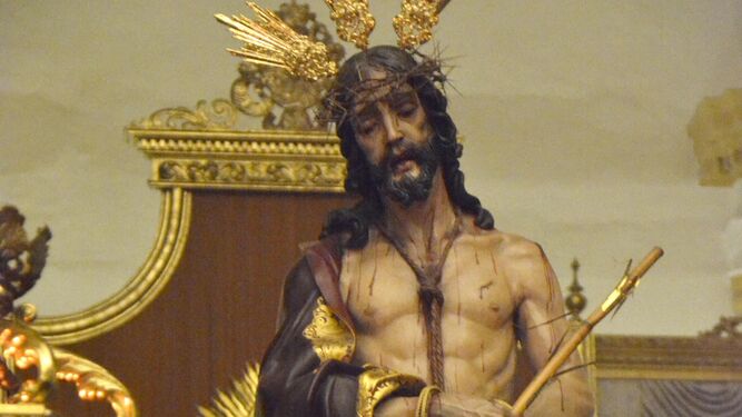 Cristo del Ecce Homo, durante el pasado Vía Crucis del Consejo Local.