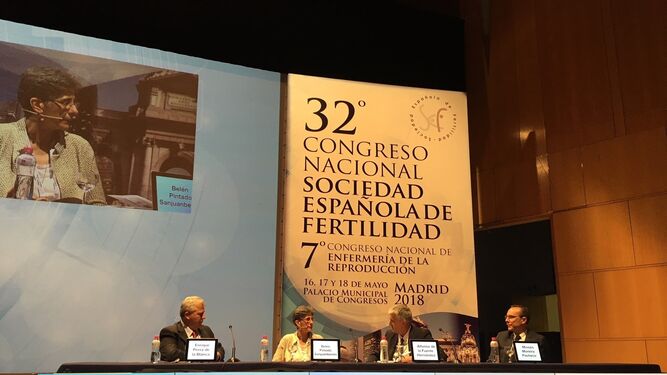 Participantes en el simposio celebrado durante el congreso de la Sociedad Española de Fertilidad.