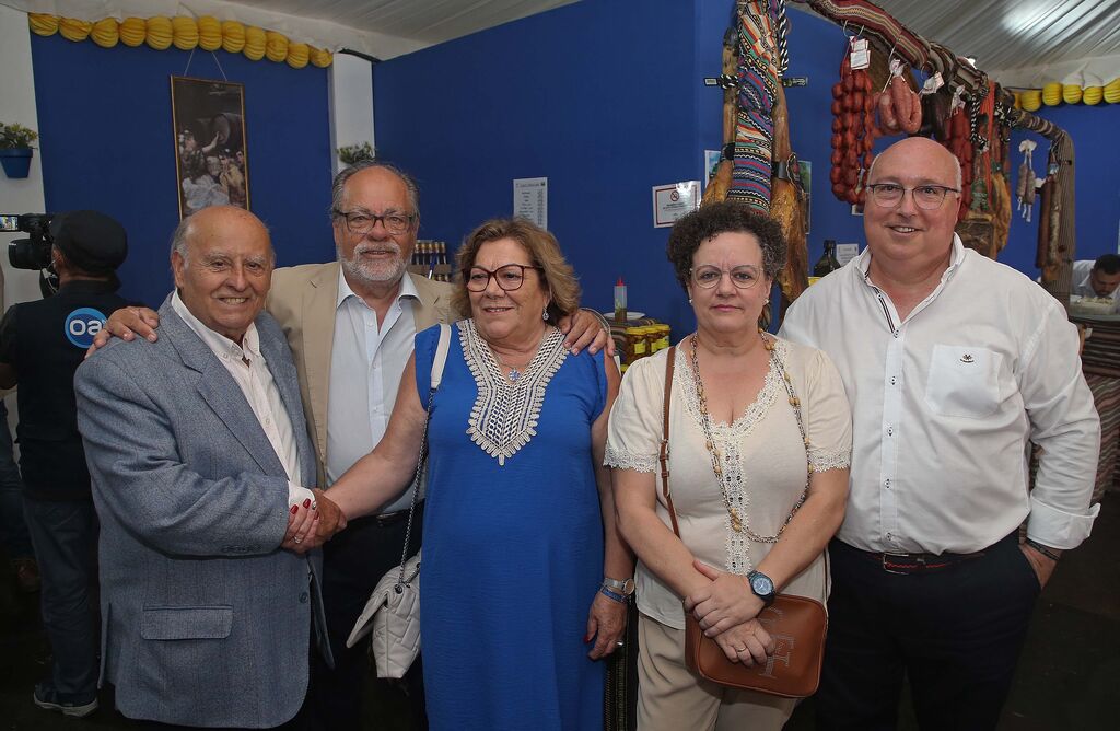 Fotos de la copa de autoridades en la caseta municipal de la Feria Real de Algeciras 2023