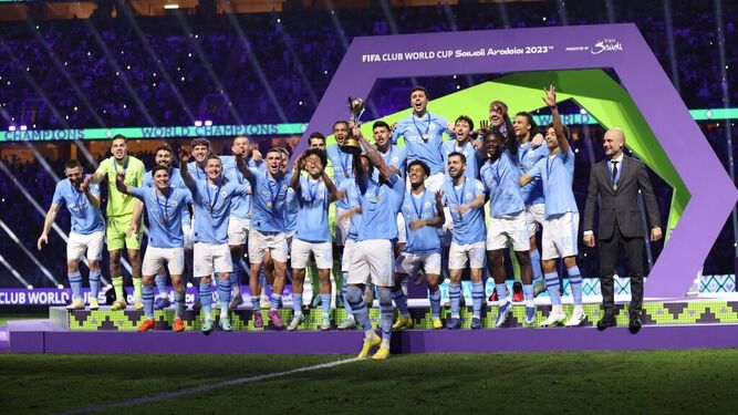 Las fotos del nuevo título del Manchester City