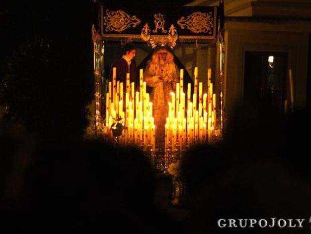 El cristo del Silencio y la Virgen de la Concepci&oacute;n.

Foto: Paco Guerrero