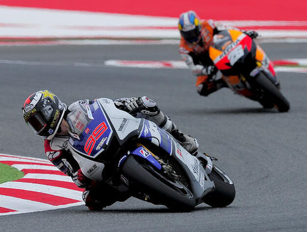 Las im&aacute;genes de la carrera de MotoGP en el GP de Catalu&ntilde;a.

Foto: AFP