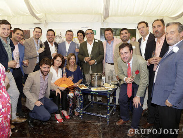Un grupo de representantes de la empresa Pernod-Ricard en Andaluc&iacute;a Occident

Foto: Manuel Aranda