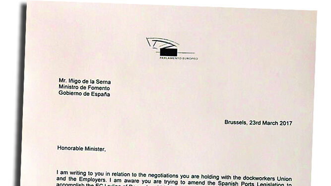Una eurodiputada reclama al ministro la subrogación laboral