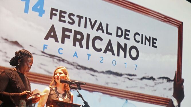 Un momento de la presentación del Festival de Cine Africano de Tarifa.
