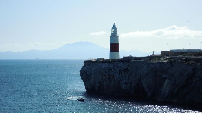 El faro de Punta Europa, en Gibraltar.