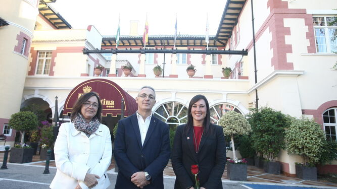 Isabel Beneroso, Juan Lozano y Rocío Arrabal, días antes de la asamblea del pasado noviembre.