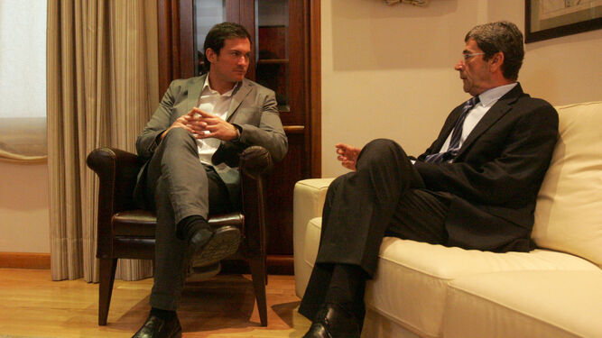 Diego Sánchez Rull y Tomás Herrera, en un encuentro de 2010.