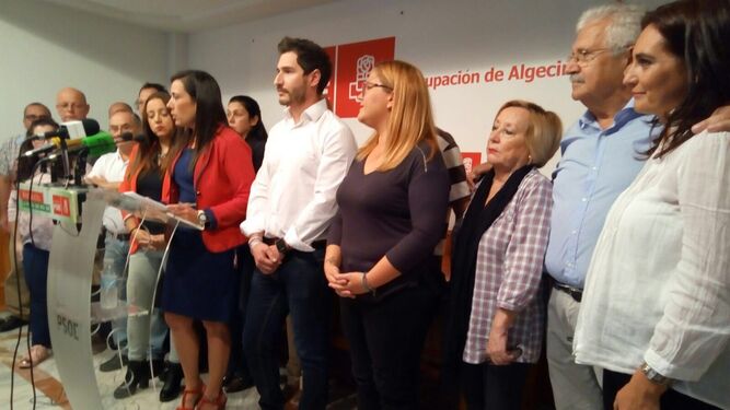 Rocío Arrabal, en la sede del PSOE de Algeciras.
