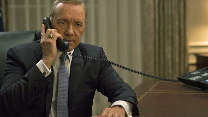 Kevin Spacey en 'House of cards'.
