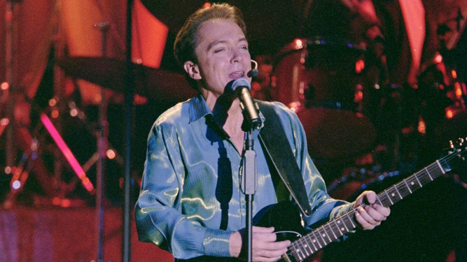 David Cassidy, durante un concierto en Las Vegas en febrero de 2000.