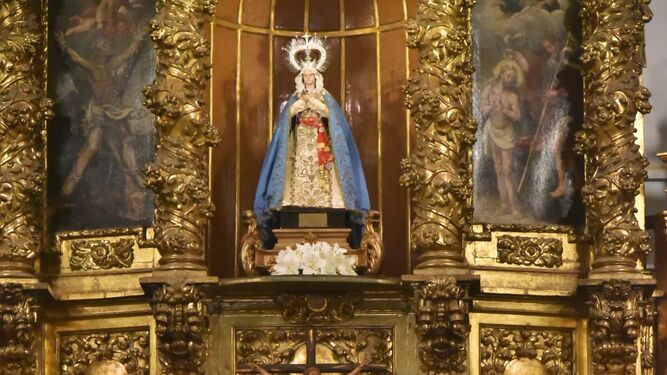 La imagen de la Inmaculada Concepción