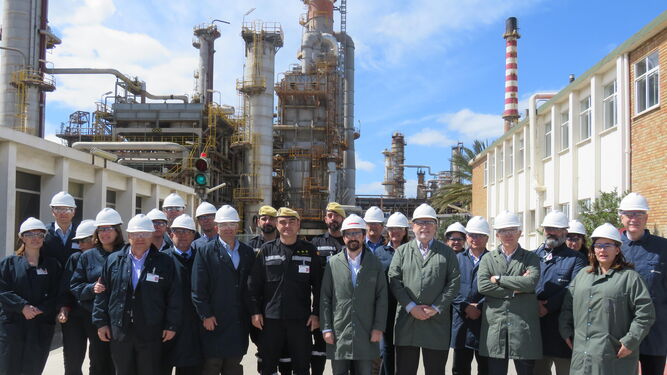 Una de las visitas a la refinería Gibraltar-San Roque, en 2017.