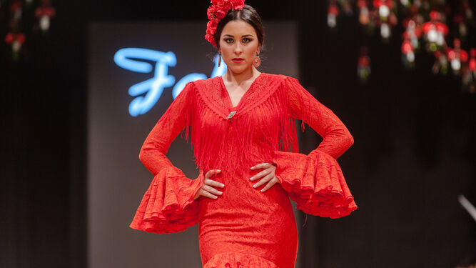 Pasarela Flamenca Jerez 2018- Faly de la Feria al Roc&iacute;o