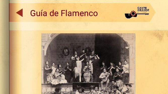 Tres pantallas de Flamenco App.