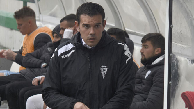 José María García, entrenador del Córdoba B.
