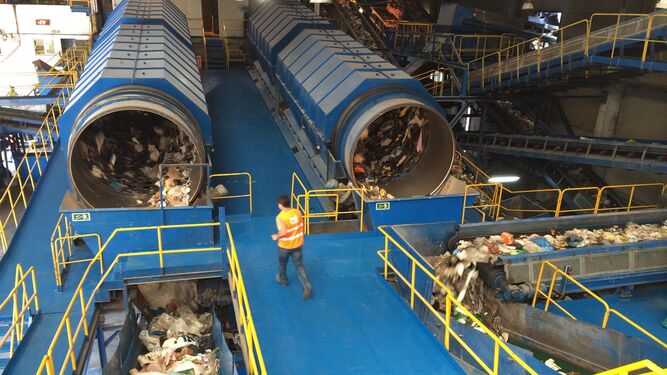 La planta de tratamiento de residuos Sur de Europa, en Los Barrios.