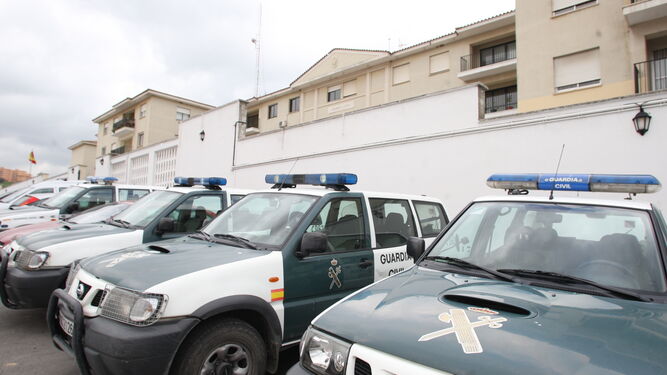 Patrulleros de la Guardia Civil, en la Comandancia de Algeciras.