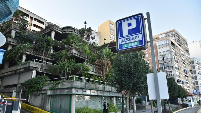 El aparcamiento Escalinata, en Algeciras.
