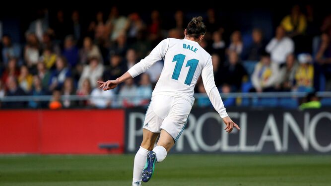 Gareth Bale celebra un tanto conseguido el pasado sábado ante el Villarreal.