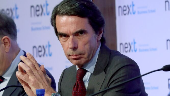 José María Aznar, en un acto reciente.