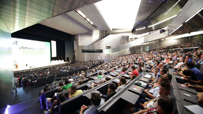 El auditorio de Fibes, durante la celebración de un congreso.