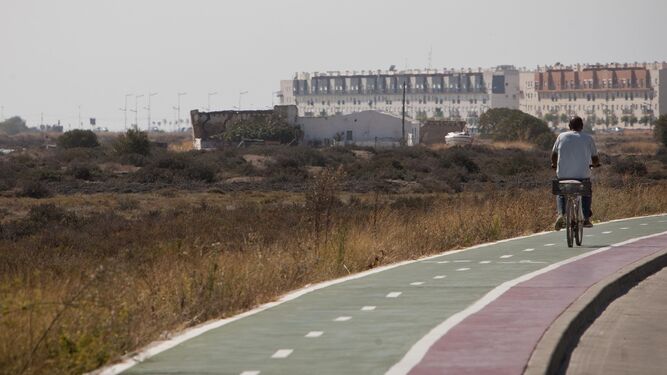 La Ronda del Estero y el sendero del Carrascón, donde el Ayuntamiento planea una de las mayores intervenciones de los fondos EDUSI: el parque del este.