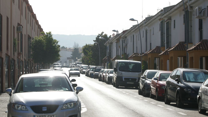Una de las calles de la barriada algecireña de San García.
