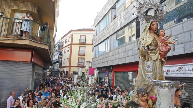 Im&aacute;genes de la Virgen del Carmen en Algeciras