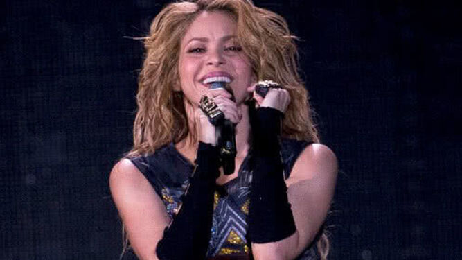 Shakira en su actual gira veraniega