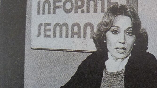 Rosa María Mateo, presentando 'Informe Semanal'.