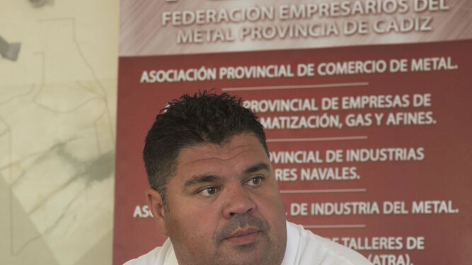 Diego Chaves, durante la entrevista.