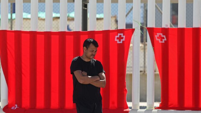 Cientos de migrantes esperan destino acogidos en el Campo de Gibraltar